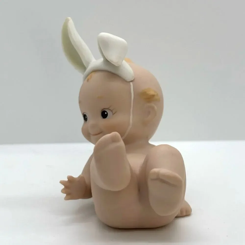 VTG 1994 Jesco/Enesco Rose O'Neill Porcelain Kewpie Doll Figurine, Easter Bunny